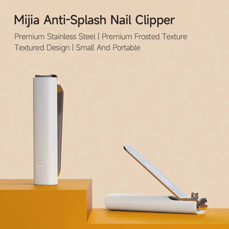 Mijia Potong Kuku Anti Cipratan Baja tahan karat berkualitas tinggi Nail Clipper,Original 1