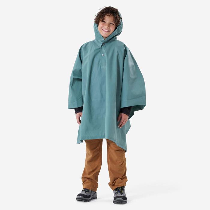 Gambar Decathlon FORCLAZ Jas hujan poncho anak - 10 L - 126-156 cm Biru hijau Jas hujan poncho anak MH100 - 8771413 dari decathlon indonesia Kota Administrasi Jakarta Selatan Tokopedia