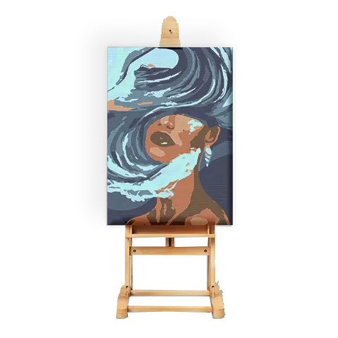 WAVE SERIES Painting by numbers I Kado Wisuda I Kado unik I Kanvas Lukis 3