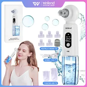 Winland Alat Penyedot Komedo Sirkulasi Air erawat Sirkulasi Air Vaccum Komedo Microcrystalline Biru Kotoran Pembersihan Perawatan  Facial Melembutkan Muka setrika wajah treatment Blackhead