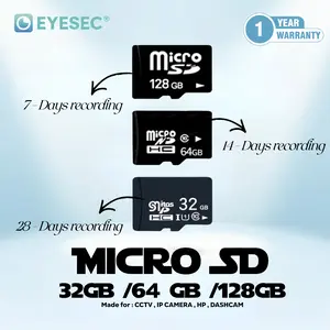 EYSEC Micro SD 32GB 64GB 132GB Memory Card Original Untuk CCTV, Phone, Dash Cam