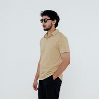 Gambar KOZE Polo Cotton Combed 24S Beige - Kaos Polo Pria - M dari koze shop Kota Administrasi Jakarta Timur 3 Tokopedia