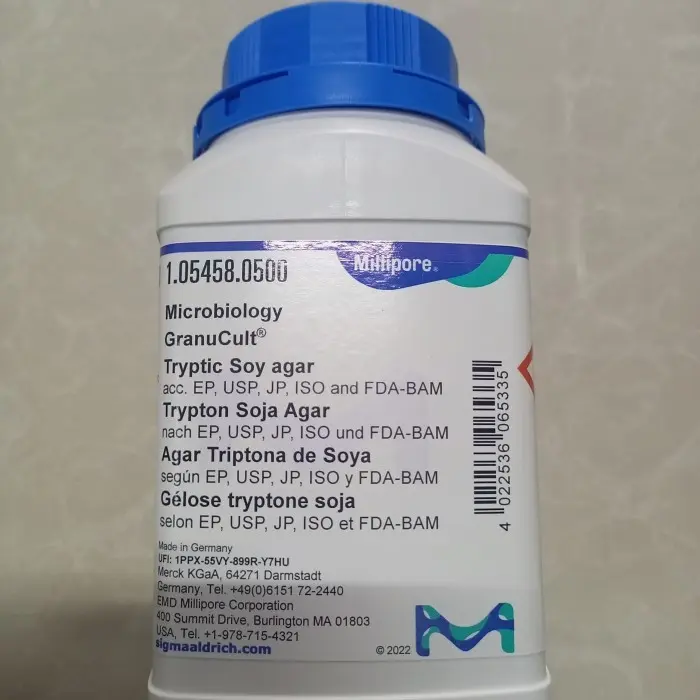 TSA (Tryptic Soy Agar) 500 gram _ Merck (1.05458.0500) 0