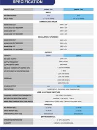 Gambar Inverter Luminous Solar Hybrid 1100VA 850W Sinewave 12V - Bubble dari TokoUPS Kota Administrasi Jakarta Pusat 5 Tokopedia