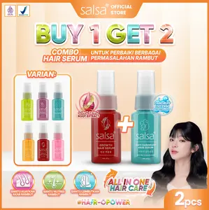[BUY 1 GET 2] SALSA Hairo Double Power - Combo Hair Vitamin|Perawatan Rambut Anti Rontok Ketombe Gatal Mengembang Lepek|Vitamin Rambut|Serum Rambut | Hair Tonic | Hair Tonic Vitamin | Vitamin Hair