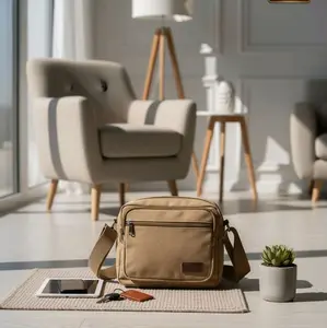 Tas Slempang Pria Kavas Keren, Sling Bag Cowok / Unisex, Tas Kanvas Tebal Original, Tas Bahu, Sling Bag Outdoor / Kerja / Tas Kuliah