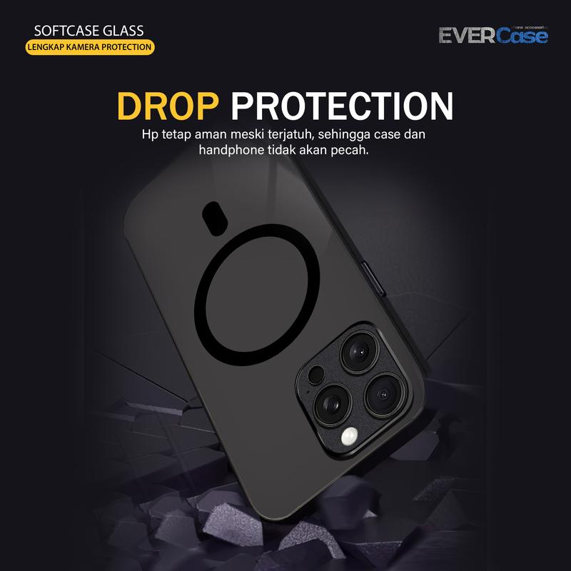 EV47 Softcase Glass Untuk Semua Tipe HP Inf*nix Iph*ne Opp* R*ealme S*msung V*vo X*aomi -  LIVE Tulis Tipe HP Di Catatan/ Chat Admin Silikon - CASE PREMIUM - CAMERA PROTECTION 3