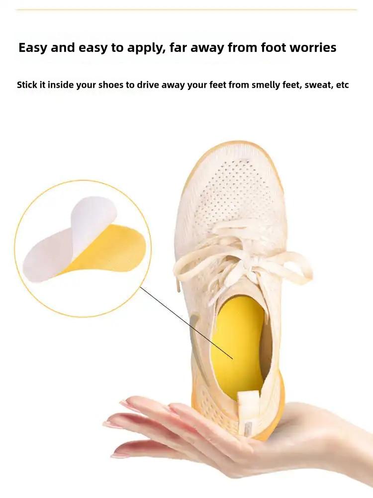 Product Introduction of Fragrant lemon shoe and sock deodorizing sticker, shoe sterilization, foot sweat deodorizing insole, odor removing shoe sticker Footwear Comfort aqua flask 2