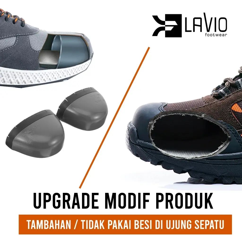 Upgrade Modif Produk tambahan Besi di ujung sepatu / tidak pakai besi Khusus Produk lavio