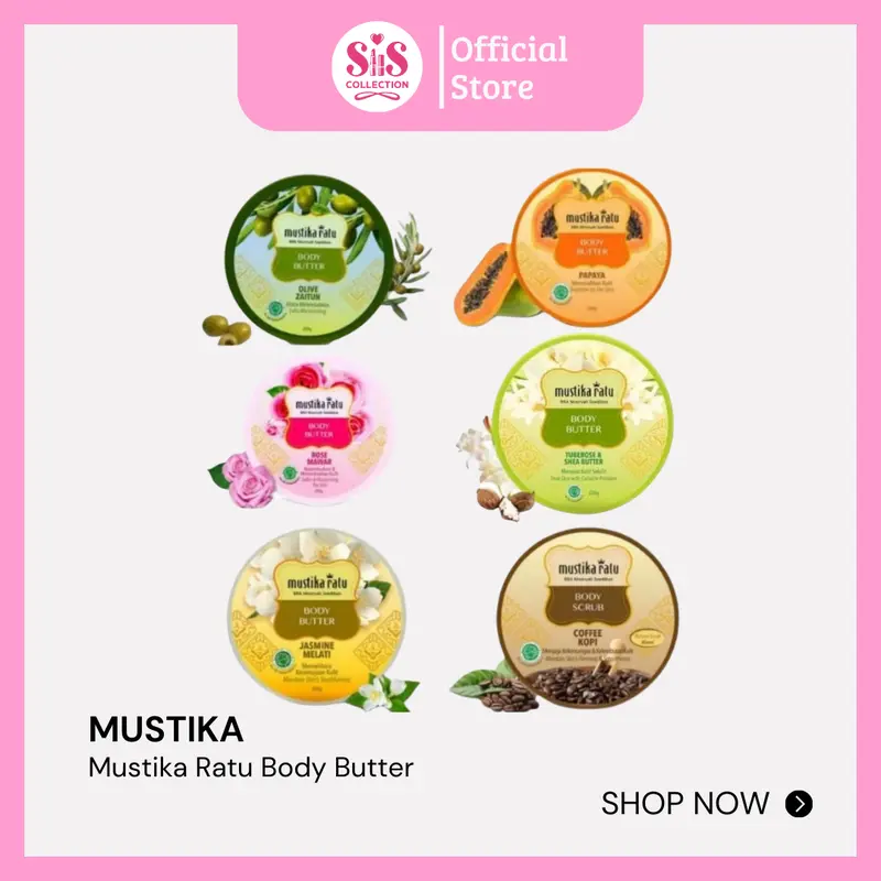 SIS COLLECTION |MUSTIKA RATU Body Butter All Varian - 200ML 0