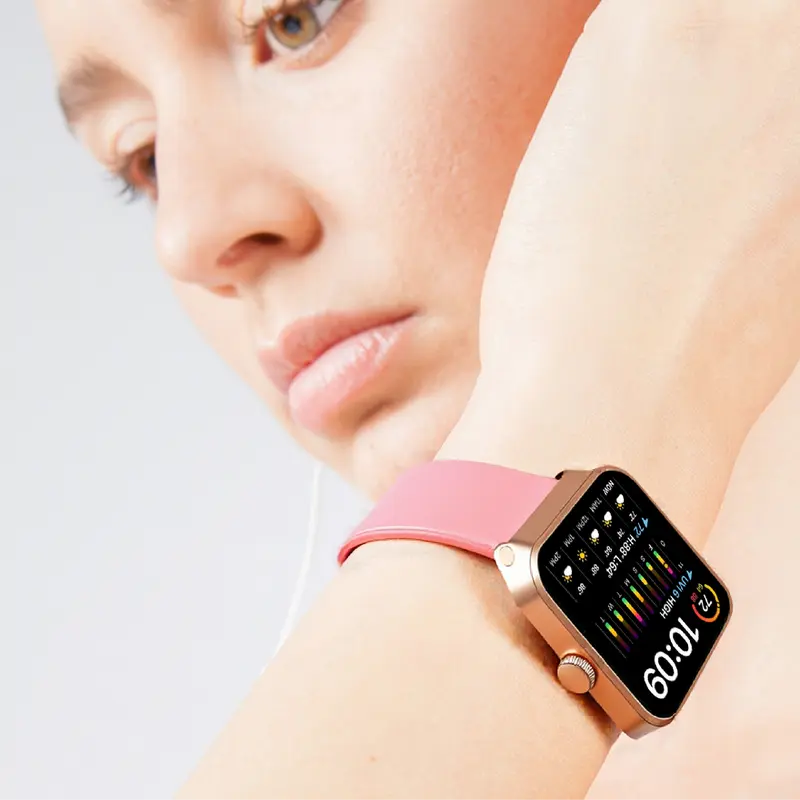 [ BONUS JAM TANGAN DIGITAL & KABEL DATA ] Smartwatch Running sport Aibro F6 Jam Tangan Pintar F6 Olahraga Sport Layar 1.85 Inch Full HD IPS IPX67 Water Resistance Bluetooth Call Rubber Sporty Wireless 8