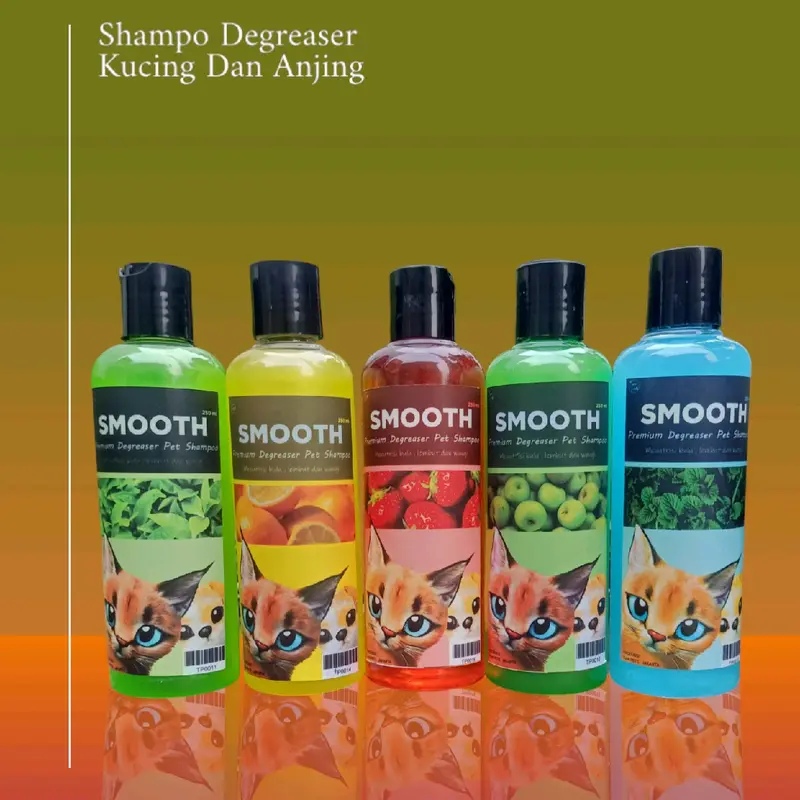 Smooth 250ml Shampo degreaser kucing dan anjing 0