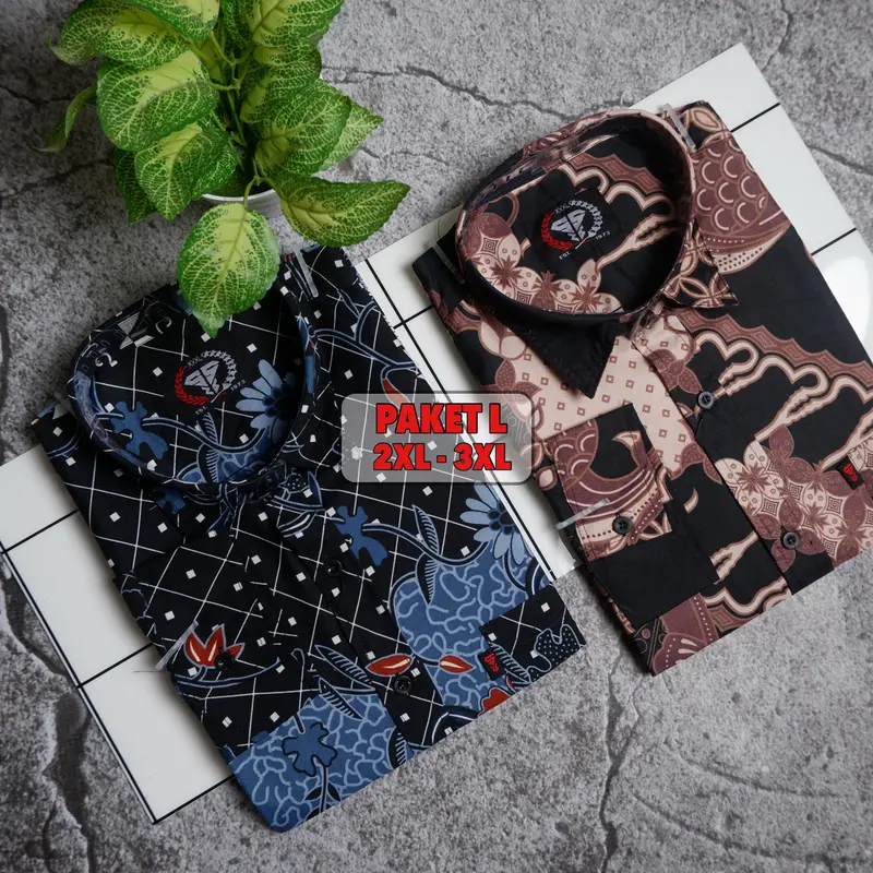 paket hemat (80ribuan) batik packing lengan panjang 5