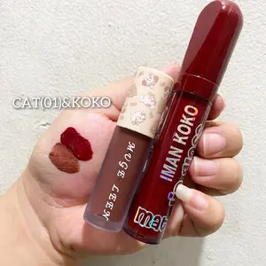 [ Set 2 Pcs ] Ombre Lipcream Matte Set isi 2 Pcs/  Ombre Lipcream Waterproof