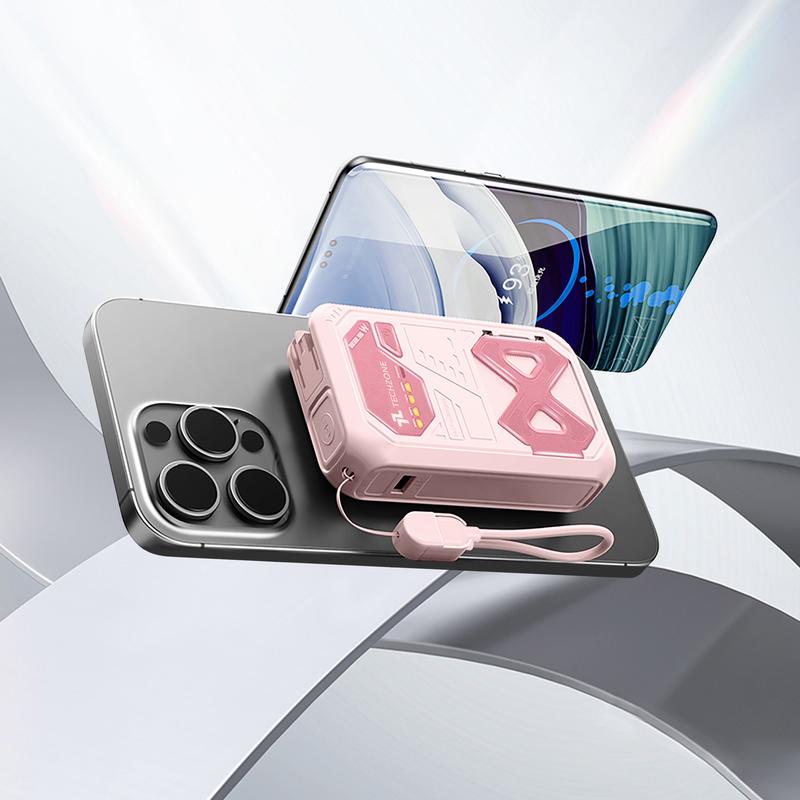 TECHZONE STORE Sạc Dự Phòng Không Dây TZ13 20000mAh 22.5W Hỗ Trợ iPhone & Android Tiện Lợi An Toàn