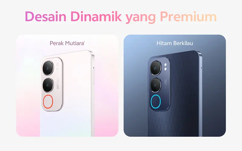 vivo Y19s Pro - 6000mAh + 44W FlashCharge, Tahan Banting Ekstrem, Tahan Hujan IP64, Dual Stereo Speaker, 50MP Kamera Utama, AI Erase 2.0