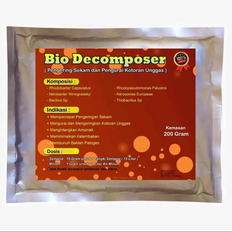 bio decomposer#pengering sekam#pengurai sekam#vitamin ayam#ayam broiler 3
