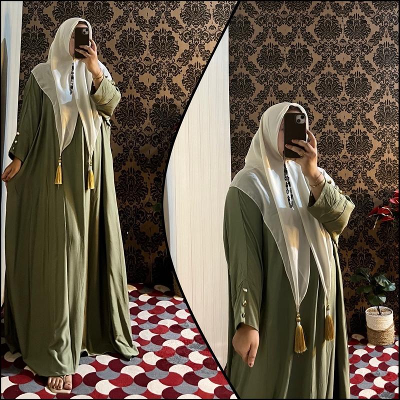 Anjarumi Daily Basic Kaftan Twill Silk Kombinasi Full Twill viral 1