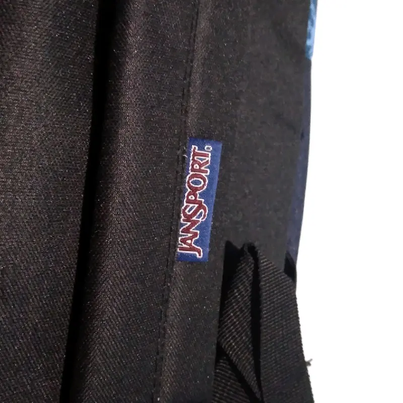 Jansport Motif Abstrak Biru full tag (Sleting js) (ada hologram + ada barcode bisa di scan) tag 6 layer 4