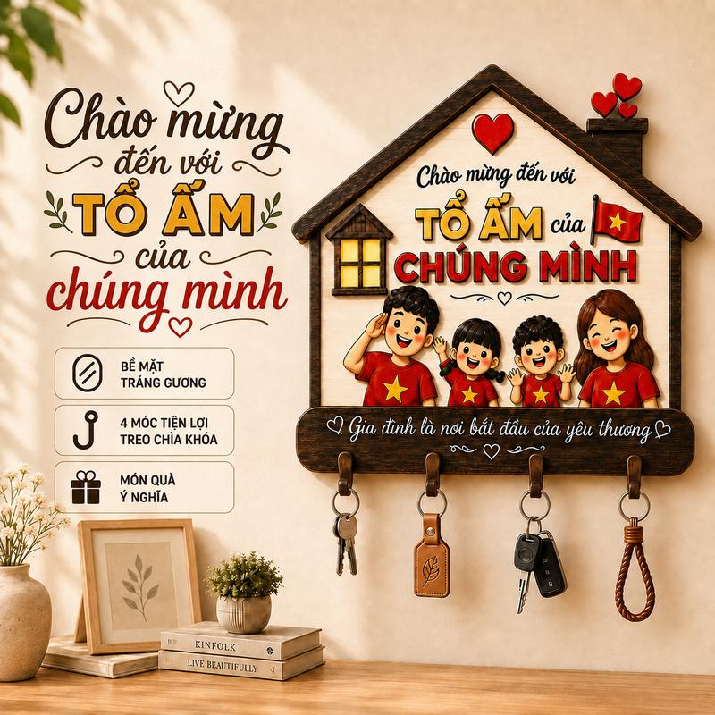 Móc treo trang trí - Móc treo chìa khóa - Decor trang trí nhà cửa, mang yêu…