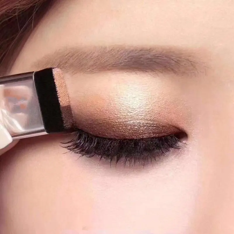 Phấn Mắt, Có Miếng Niêm Phong, Dành Cho Người Mới Bắt Đầu, Lười Biếng, Không Mồ Hôi, Bền, Đàn Hồi, Không Thấm Nước, Gradient, Hai Tông Màu, Chống Trôi, Cọ Lì Trang Điểm, Thích Hợp Để Sử Dụng Mắt