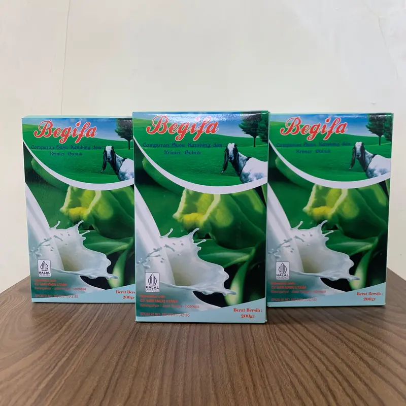Begifa Susu Kambing Etawa Murni + Krimer Bubuk Original 200 gram Dairy Milk 4