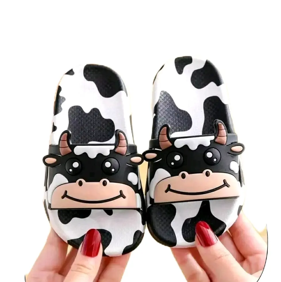 sandal slop anak motif sapi Fashion Kaki