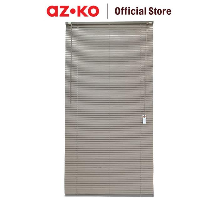 Gambar AZKO Forhom Venetian Blind PVC 90x180 cm - Espresso Coffee Horizontal Blind Window Slats Kerai Jendela Slatted Shade Tirai Bilah dari AZKO ID Kota Administrasi Jakarta Pusat Tokopedia