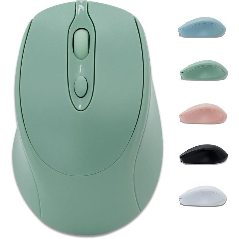 Có thể sạc lại 2.4G không dây Bluetooth không dây chế độ kép im lặng nam nữ sinh văn phòng quà tặng chuột