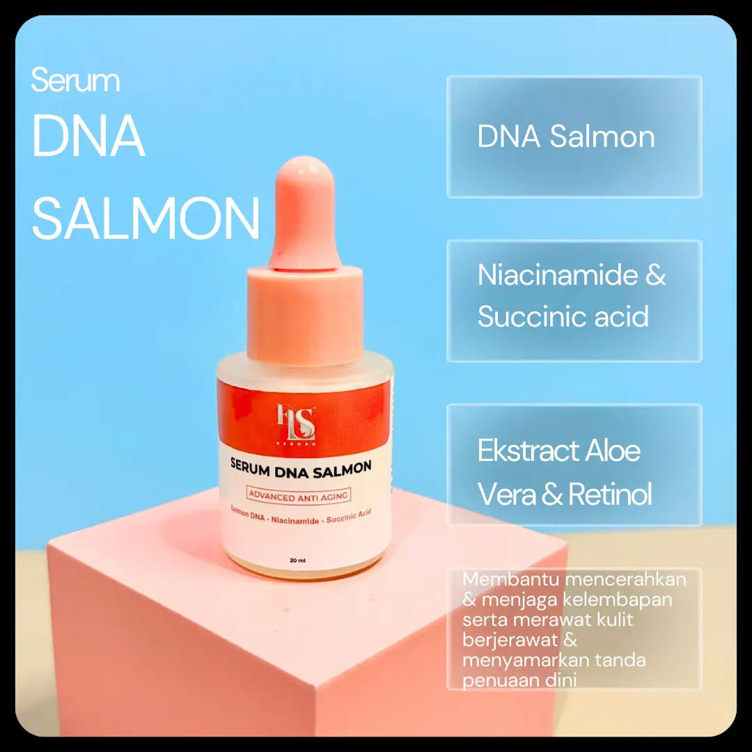 LS SKINCARE SERUM RETINOL UNTUK KULIT BERFLEK DARKSPOT MERATAKAN WARNA KULIT ELSTM (BPOM)