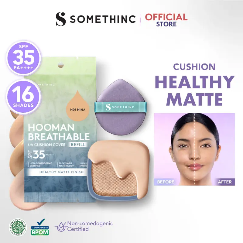 SOMETHINC (REFILL) Hooman Breathable UV Cushion Cover SPF35 PA++++ 0
