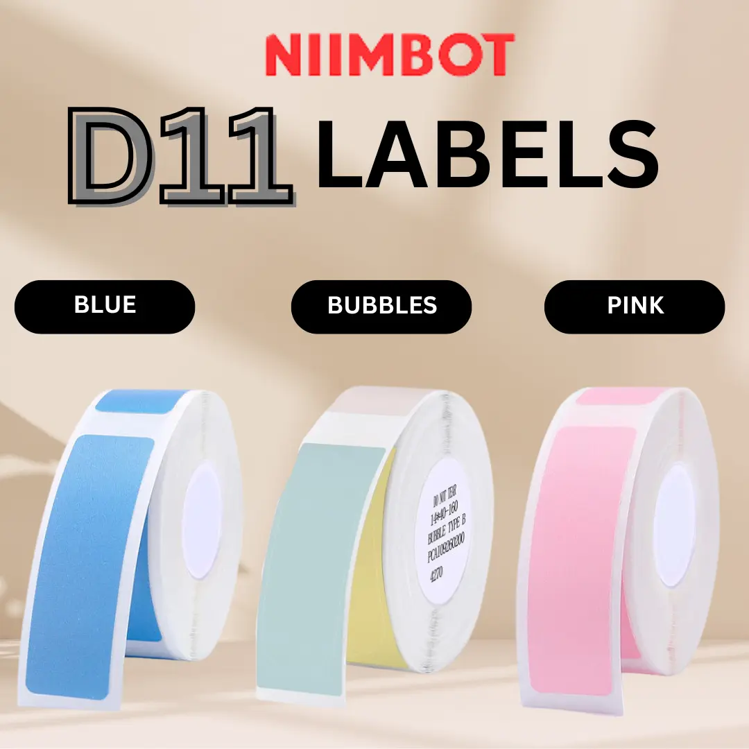 NIIMBOT D11 Series Thermal Label Roll Stickers