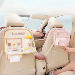 Rak Gantung Mobil Anak Lucu Organizer Sandaran Kursi + Meja Lipat Makan SN03