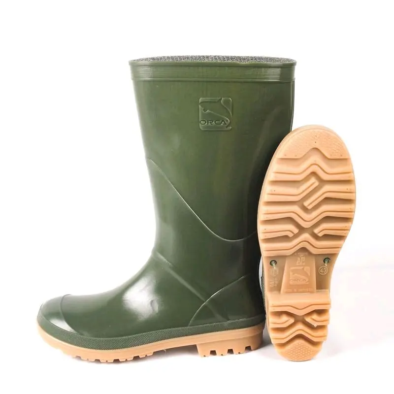 Sepatu Boot Tinggi AP Boots AP ORCA Hijau Sepatu Karet Pria Perikanan Perkebunan Lokal Nyaman Shoes anti slip anti lengke original