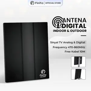 Finito Antena Digital Indoor Outdoor FAD-600Z FREE Kabel Antena 10 Meter USBkoordinasi