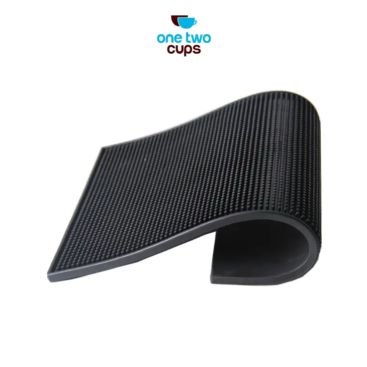 One Two Cups Bar Mat Rubber Anti Slip Tatakan Gelas Alas Meja - TY3