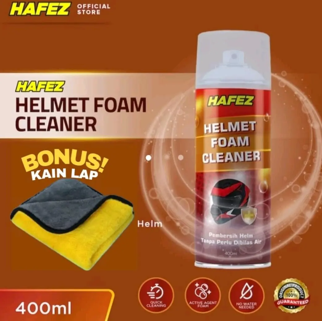 Hafez Helmet Foam Cleaner Pembersih Helm Original - 400ml