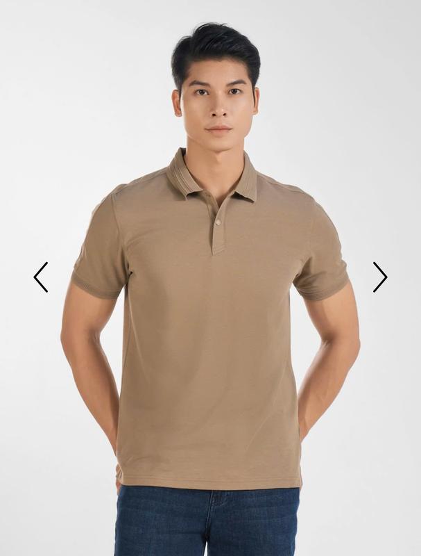 OWEN - Áo Polo Nam Màu NÂU 252544 chất RENU Menswear Shirt