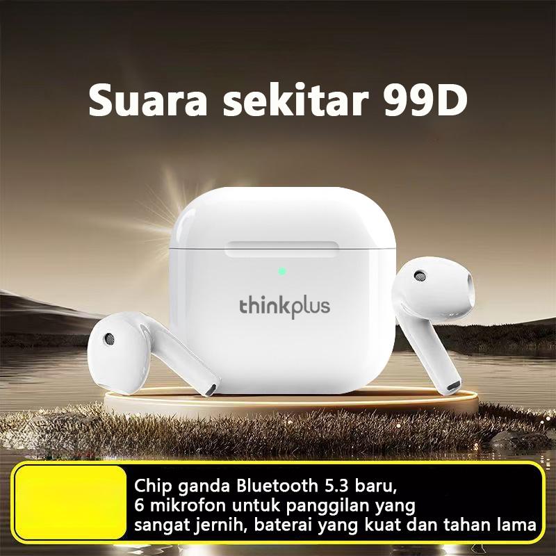 Lenovo thinkplus Mini Headphone Tak Terlihat TWS Bluetooth 5.3 Earphone Nirkabel Headphone HIFI Stereo Noise Reduction Earbuds Untuk iPhone Xiaomi