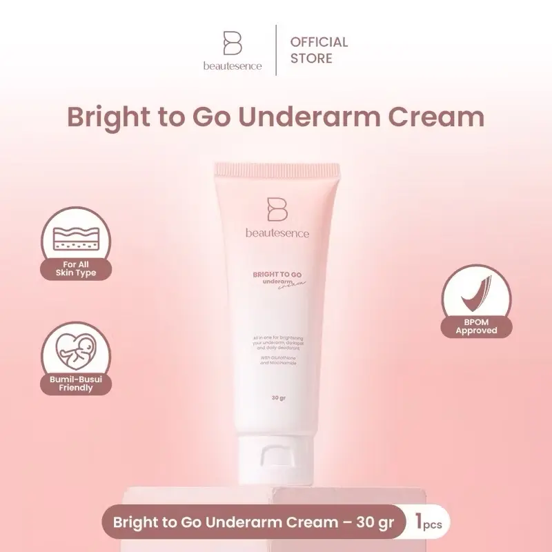 ￼BEAUTESENCE Bright To Go Underarm Cream (Pencerah Ketiak dan Daily Deodorant) 0