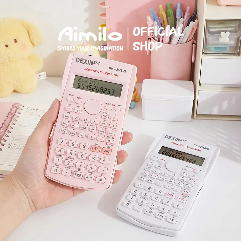 [READY] Aimilo Kalkulator Scientific Calculator 240 Fungsi Kalkulasi 4 Warna