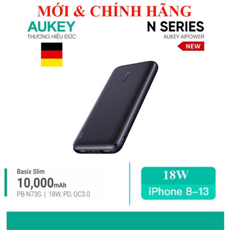 Aukey Pin Dự Phòng Sạc Nhanh Siêu Mỏng 10.000mAh PB-N73S 18W, PB-N73 15W, Orico…