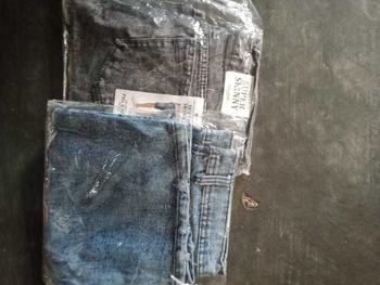 Product Review of Celana Pendek Jeans Sobek Pria Dewasa Elegan Terbaru  Distro Denim Nyaman Fit Tebal Cowok Tali Panjang Ripped Slim Hitam from a**p 0