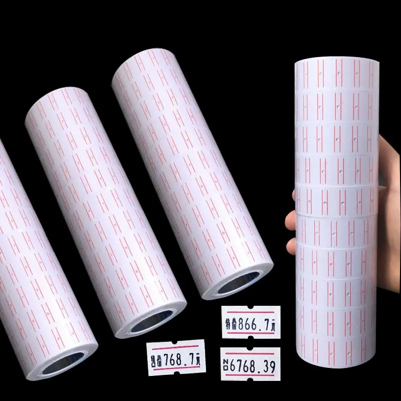 PROMO COMBO Label Harga 1 Baris Putih 1ROLL / ISI 10 Pcs 0