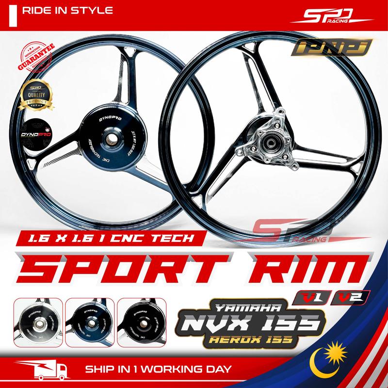 NVX Sport Rim I 1.6 X 1.6 Dynopro D3 For YAMAHA NVX 155 V1 V2 - TikTok ...