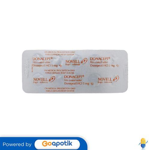 DONACEPT 5 MG STRIP 10 TABLET