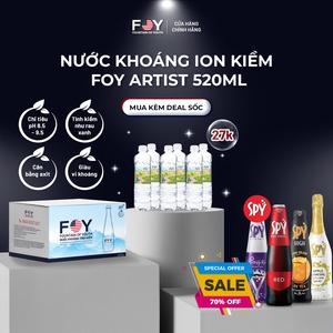 Lốc 6 Chai nước kiềm FOY Artist Series 2024 loại 520ml