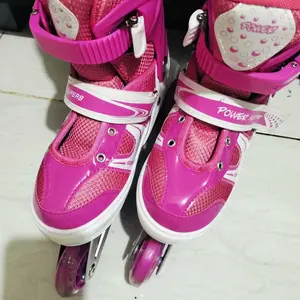 Sepatu Roda Anak Power Superb UNGU Inline Skate Bonus Baut Bajaj