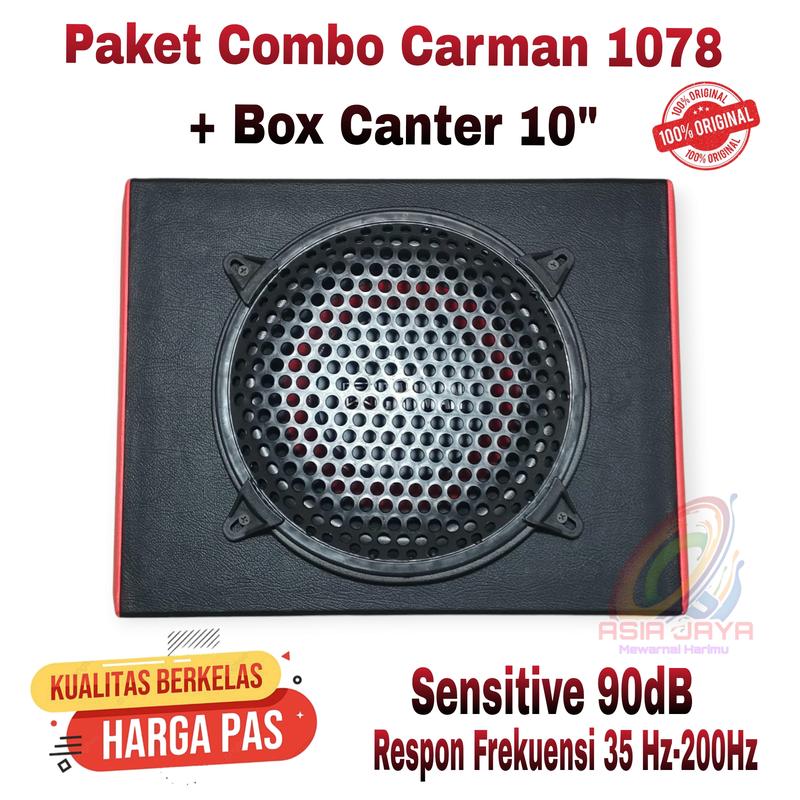 Product Introduction of Subwoofer Pasif 10 Inch CM 1078 CARMAN 1078 Plus Box 10inch Untuk Mobil Canter 11