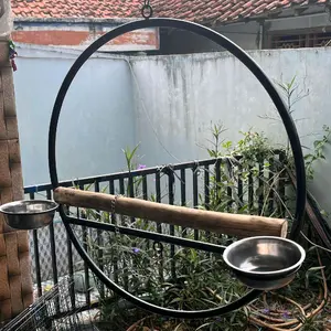 tangkringan parrot bulat 60x60